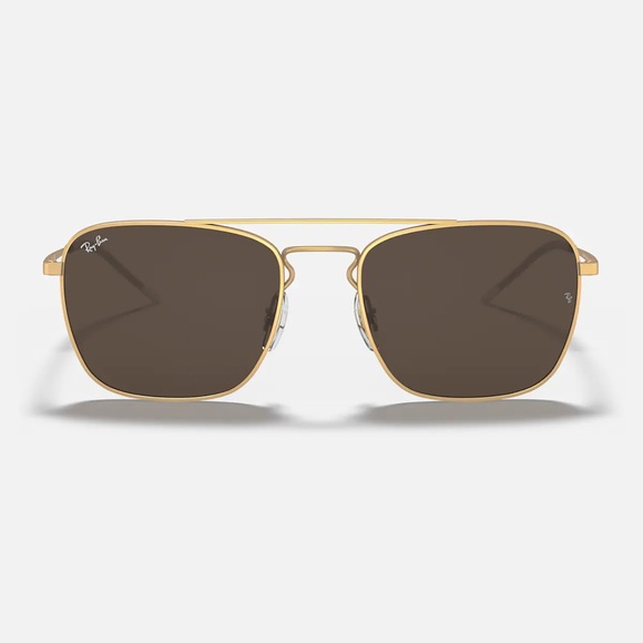 Ray-Ban RB3588 Matte Gold Sunglasses - Picture 2 of 7